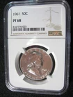 1961 FRANKLIN HALF DOLLAR - PROOF NGC PF 68  - Silver