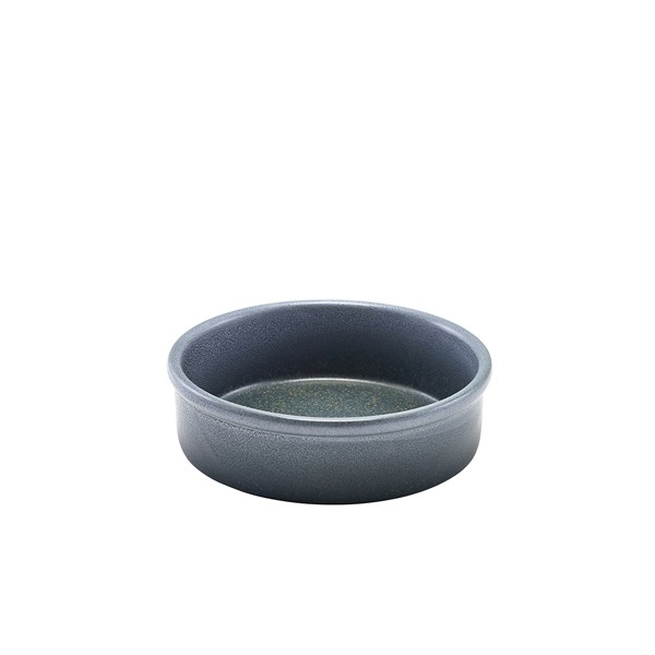 Forge Graphite Stoneware Tapas Dish  For Hotel Restaurants 13cm Pack of 6