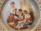 Vintage Schumann Arzberg Germany reticulated porcelain plate "Children at Play". — photo 4