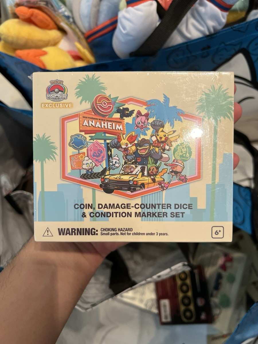 Pokemon World championship WCS 2025 Anaheim Dice & Damage