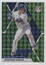 2021 Panini Mosaic Green Mosaic Prizm Keston Hiura #43 11ur