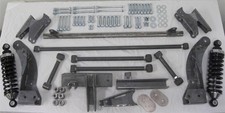 1964-1970 Ford Mustang Rear Parallel 4 Link Kit Panhard Bar Coil Overs 200
