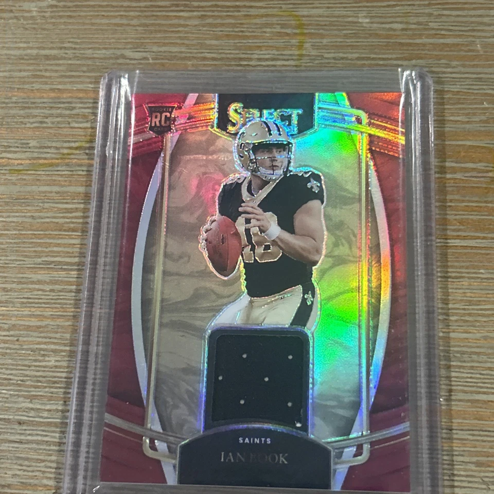 2021 Panini Select Ian Book RC Swatch Jersey Red Prizm RSW-IBO Saints - Image 3 of 3