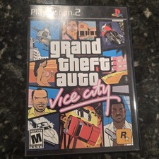 Grand Theft Auto: Vice City - Sony PlayStation 2 W Memory Card Insert Paperwork