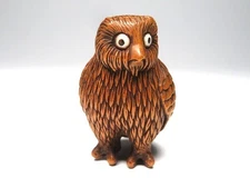 Japan Antique Netsuke owl inro ojime sagemono rare Meiji era 1868-1912 Original