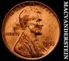 1953-D Lincoln Wheat Cent - Choice Gem Brilliant Unc  No Reserve  #G8710