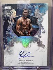 Randy Brown 2025 Topps Royalty UFC Autograph On Card Auto 40/99 RY-RB
