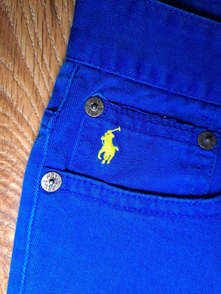 Pantalones de mezclilla Polo Ralph Lauren para mujer talla 16 azul 100 % algodón Foto 4 de 4