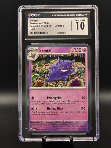 Gengar graded CGC 10 for sale on eBay