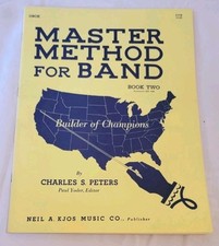 MASTER METHOD FOR BAND BOOK 2 Oboe Education Music Learn Horn Basics New School