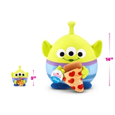 Snackles Disney 14-inch Plush by ZURU, Plush with Snack Accessory (Alien)