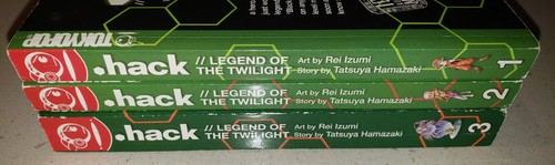 .hack LEGEND OF THE TWILIGHT Complete Set Vol 1, 2, 3 Manga Tatsuya Hamazaki Dot - Picture 4 of 22