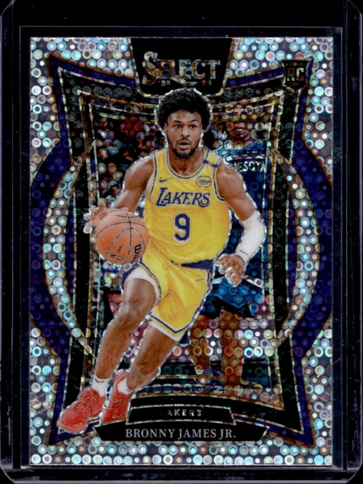 2024-25 Select Bronny James Jr. Concourse Disco Prizm RC #90 Lakers