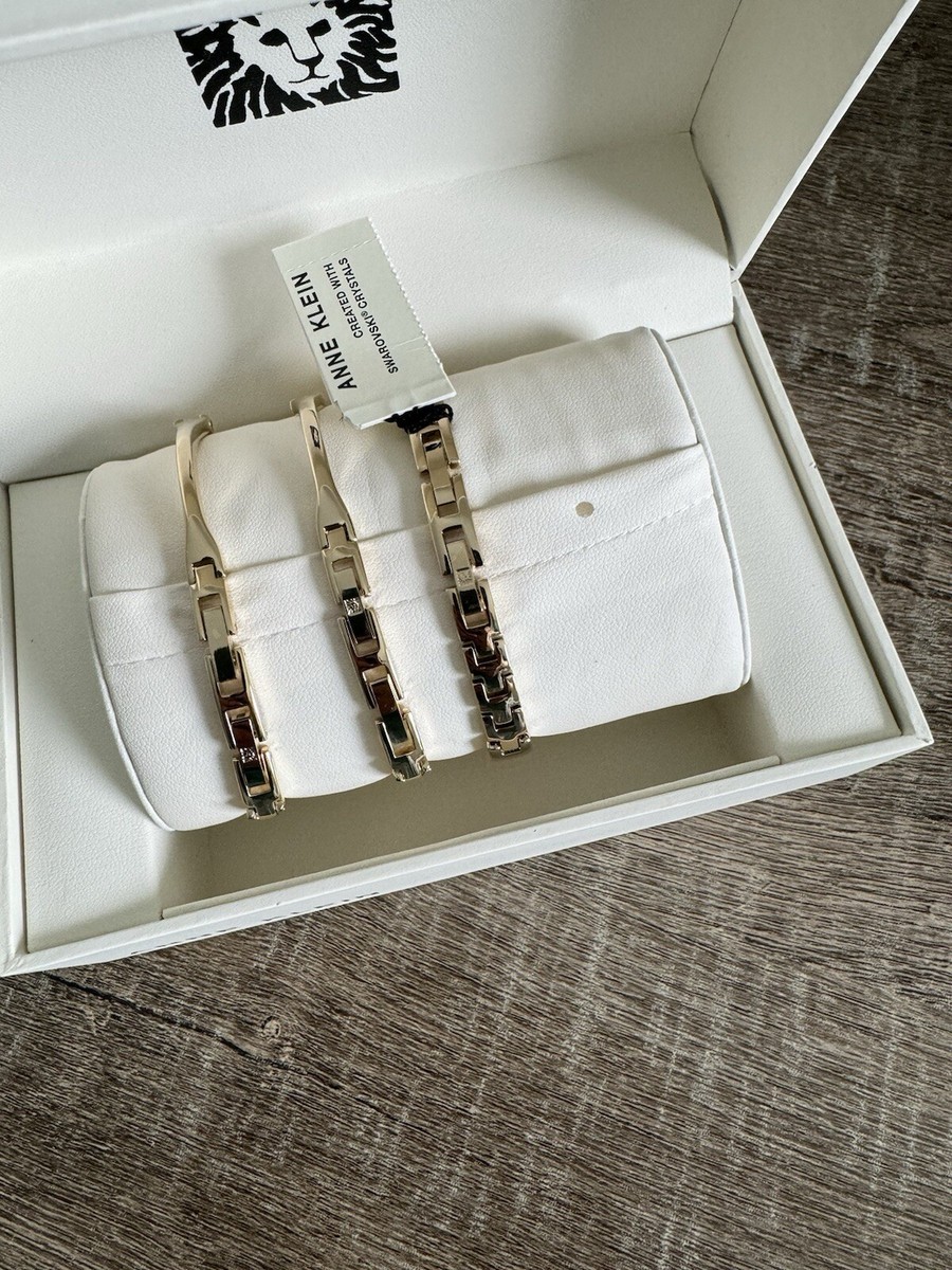 Anne Klein AK/3288GBST Swarovski Crystal Watch and Bracelet Anne Klein AK/3288GBST Swarovski Crystal Watch and Bracelet