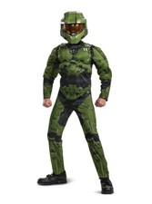 Disguise Halo Infinite Master Chief Boy's 2-PC Padded Halloween Costume: S 4-6