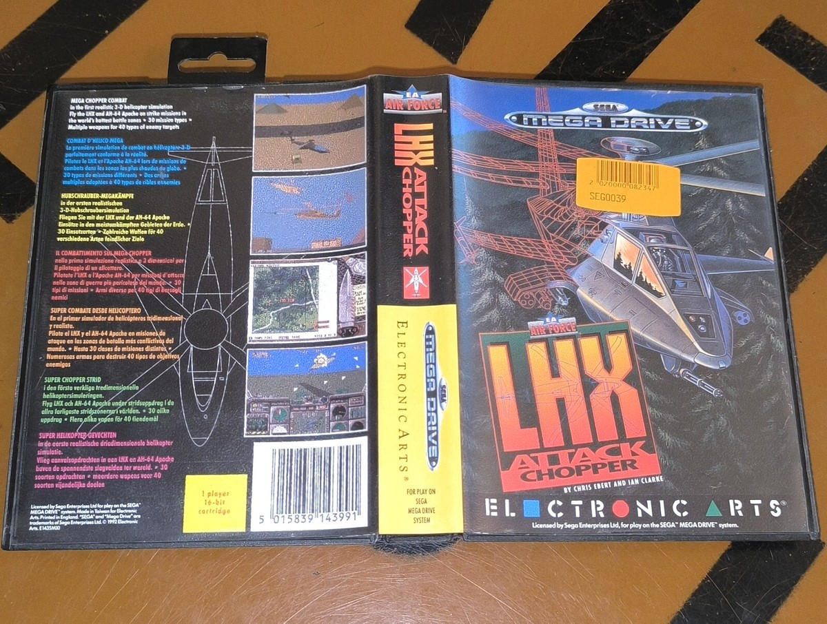 SEGA Mega Drive - LHX Attack Chopper - CIB / TOP MD Spiel ## | eBay