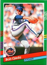 Robert (Bob) Michael Ojeda New York Mets 584 Donruss 1990 Baseball Card