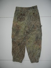 MOSSY OAK Brown/Green Cotton BRUSH CAMO CARGO PANTS Hunting Hike Kid YOUTH M 8 