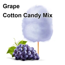 GRAPE COTTON CANDY FLAVOR mix w/ SUGAR FLAVORING FLOSSINE FLAVORED FAIRY FLOSS