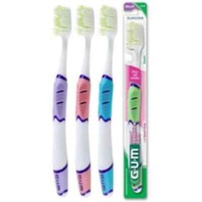 Technique GUM Adult Toothbrush Full Head, Sensitive Bristles with Patented