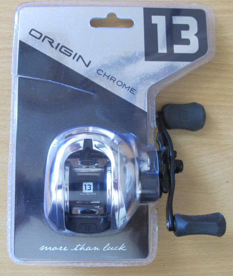 13 FISHING Origin Chrome 8.1:1 Gear Ratio RH Low Profile Bai
