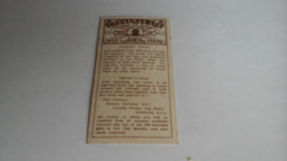 Carreras . Wild Flowers. Scarlet Poppy .No 17 - Image 2 of 2