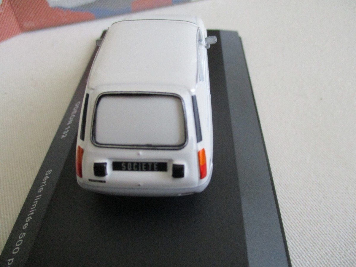 Miniature Renault 5 Société ODEON – 1974 – 1/43 – Blanche