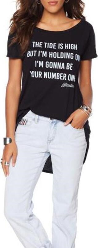 Blondie: Tide Is High Tunic (T-Shirt Unisex Tg. L) -