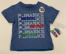 Niños pequeños PJ Masks Owlette Catboy Gekko Camiseta Manga Corta Camiseta 18 Meses