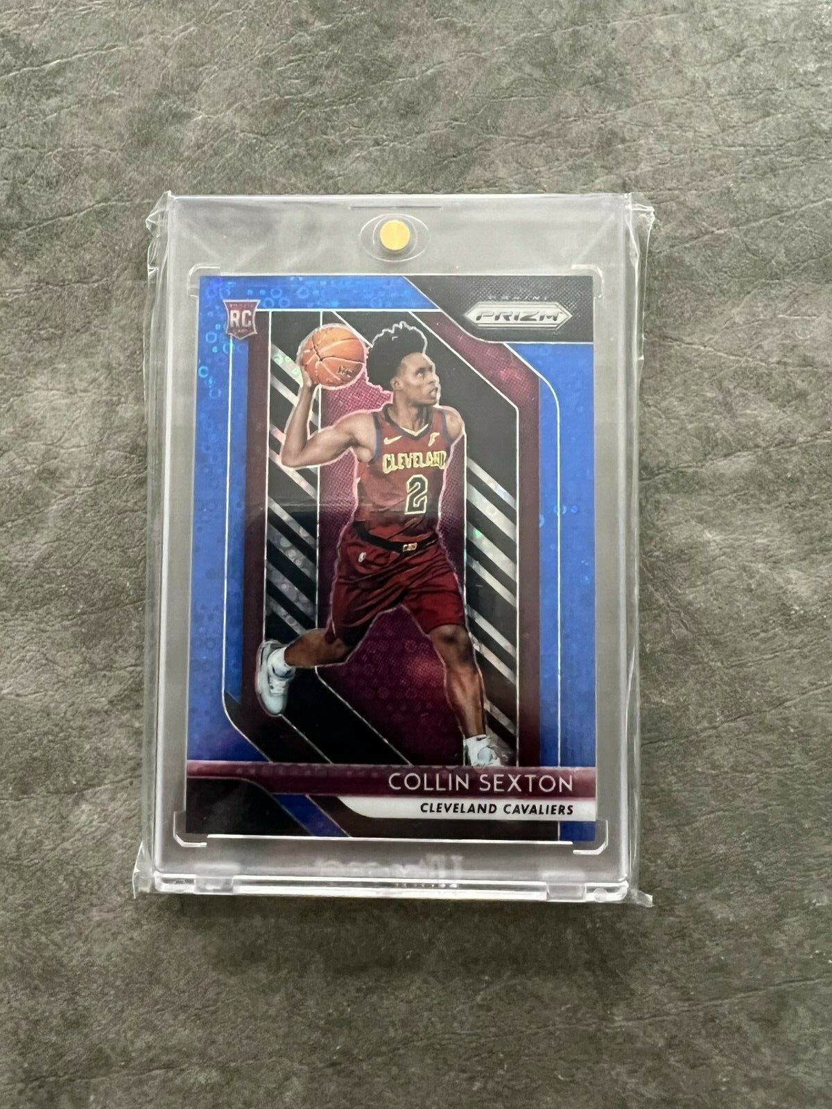 2018-19 Panini Prizm Fast Break Collin Sexton RC Blue Disco 043/175