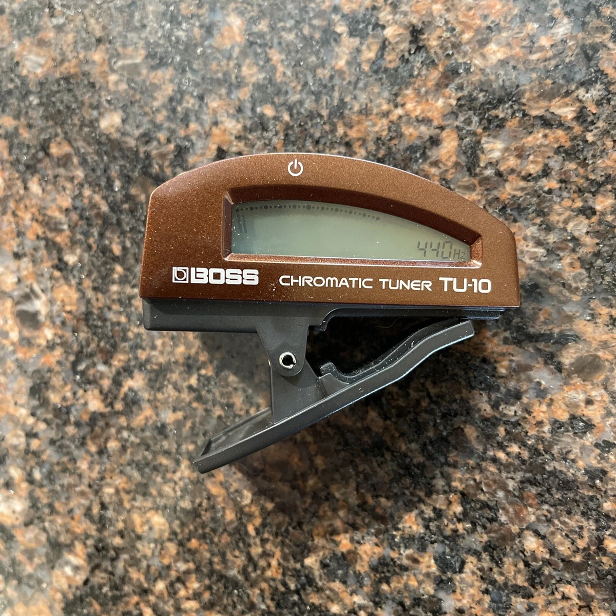 Boss TU 10 Clip On Chromatic Tuner Brown Gold eBay