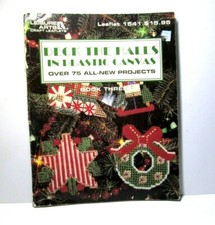 Plastic Canvas Pattern Book Deck the Halls Pattern Over 75 Christmas Ornaments