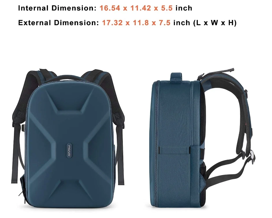 MOSISO Camera Backpack DSLR/SLR Mirrorless Photography Hardshell Case 15-16 inch - Image 2 of 4