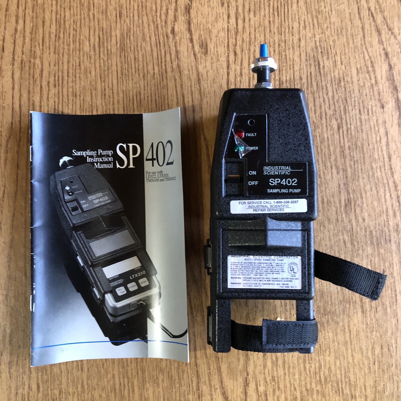 Industrial Scientific TMX412 Multi Gas Monitor, SP402 Sampling Pump