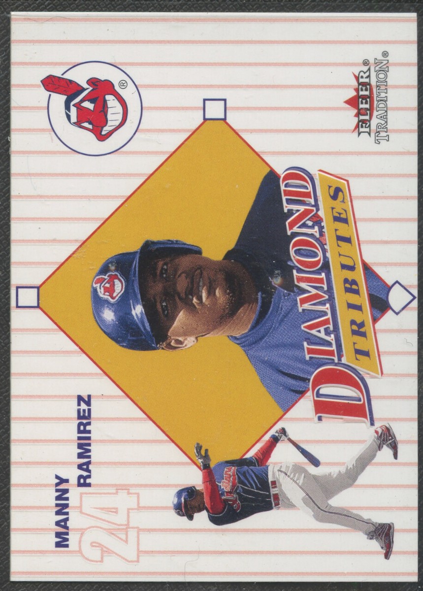 2001 Fleer Tradition Diamond Tributes #9 Manny Ramirez Cleveland