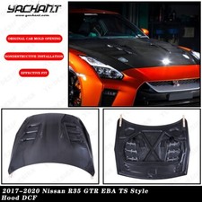 DRY CARBON Bonnet For 17-20 Nissan R35 GTR EB...