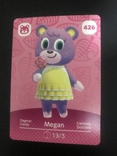 Genuine Animal Crossing Series 5 Amiibo Card MEGAN # 426