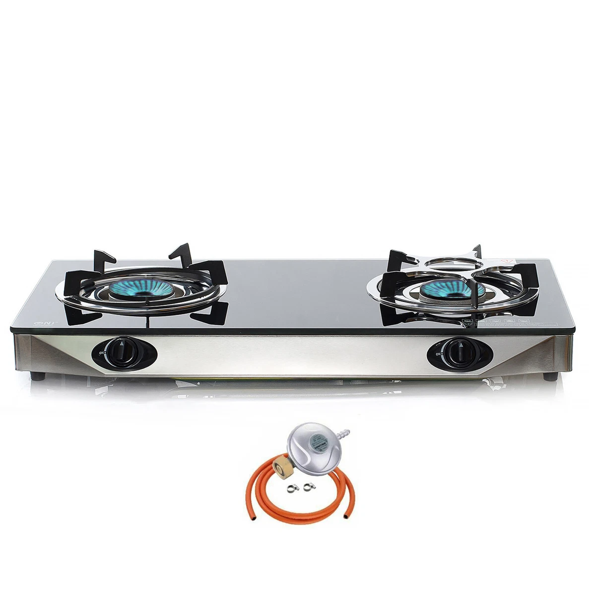 Portable Gas Stove 2 Burner Cooktop Indoor Caravan Hob LPG FFD Cooker  NGB-S2 | eBay