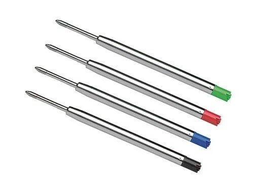 10 x Kugelschreiber Großraummine Mine M Typ G2 Metall Farbe wählbar