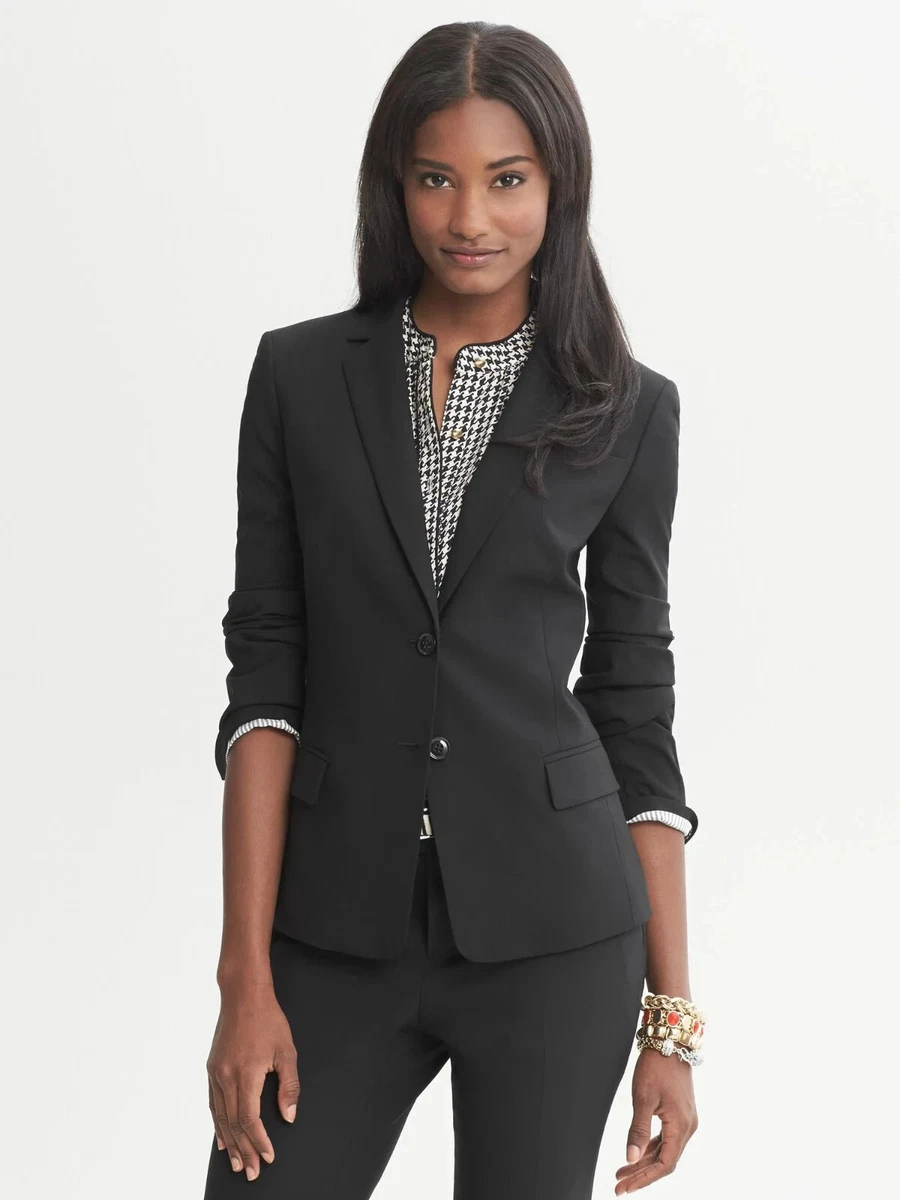 Lightweight black blazer sale