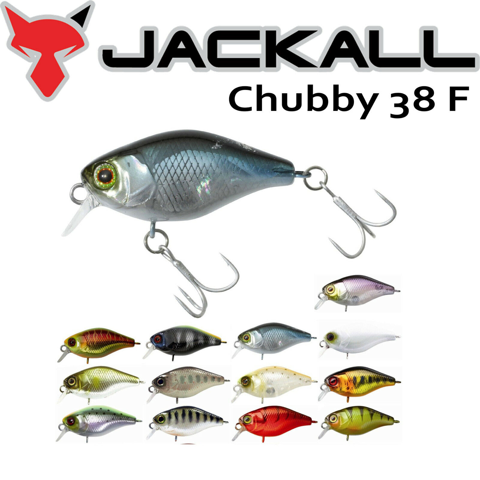 JACKALL BROS. CHUBBY 38 F FLOATING PETIT CRANK BAIT 38mm 4.0g MORE COLORS