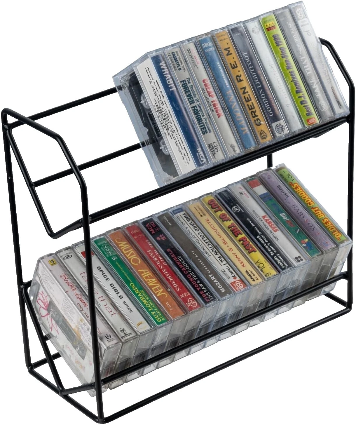 Cajas de cassette de audio multimedia Negro Solutions