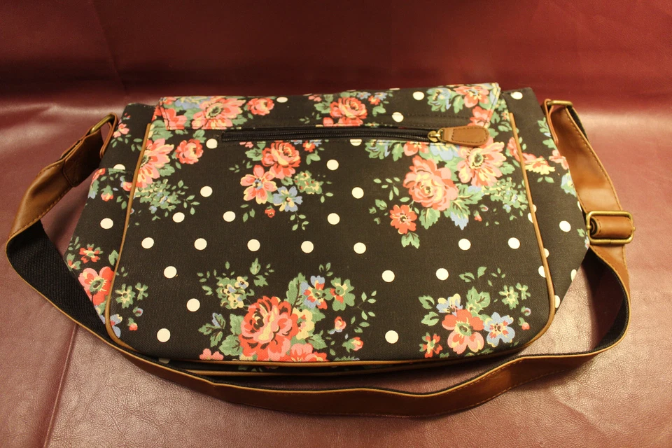 Bolso Miss LuLu 13" Estampado Floral Nuevo sin Etiquetas con Correa para el Hombro Ajustable Foto 3 de 4