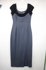 Tahari Women's Evening Wear Midi Dress-Size 4-Rayon and Silk-Very Nice