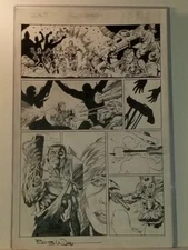 COR #1 Original Art Page #16 SIGNED by Guy Dorian AND Bob Wiacek - PKMM Ent.