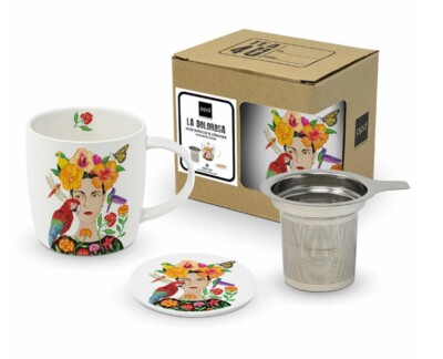 PPD La Dolorosa Teetasse mit Sieb und Deckel in Geschenkbox