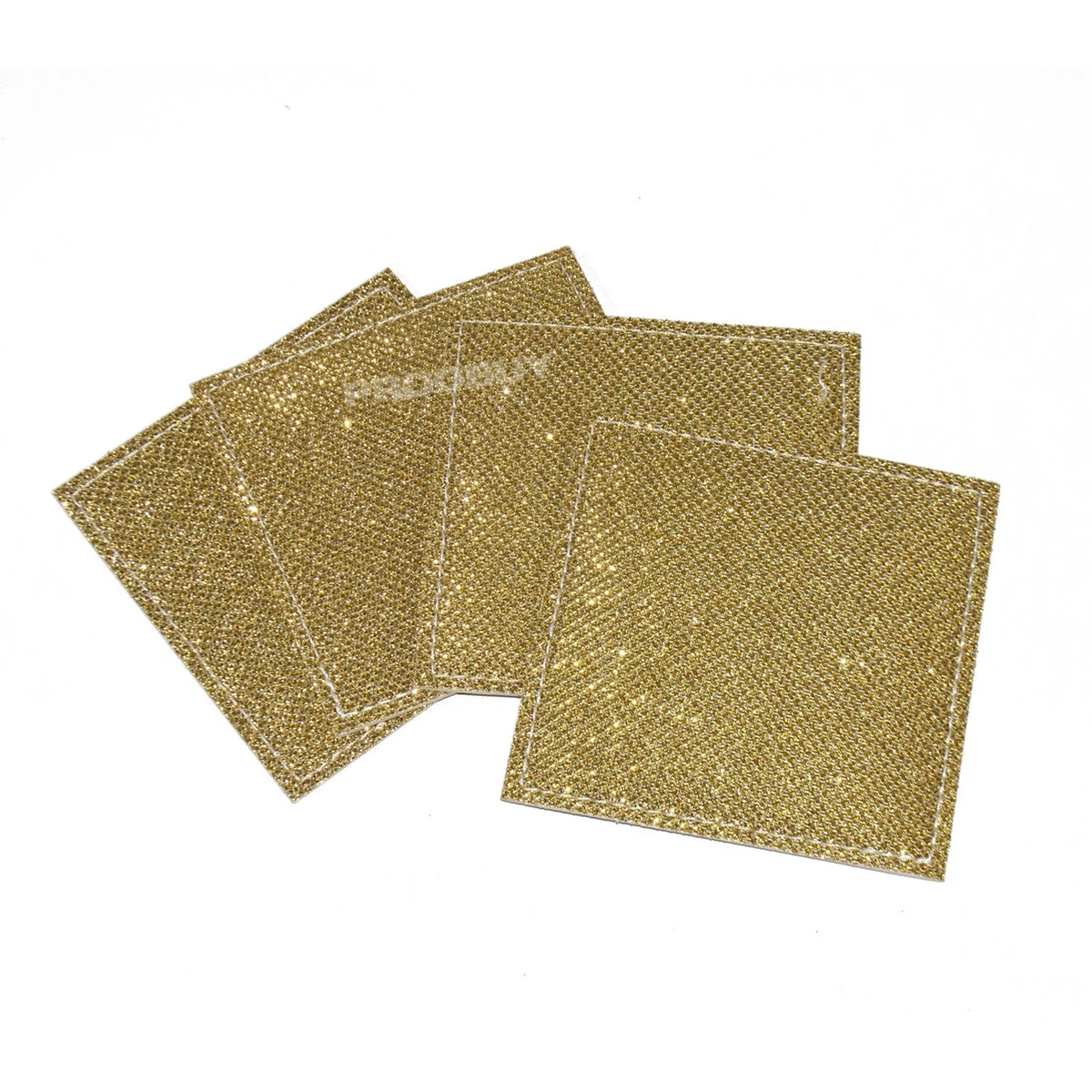 Gold best sale table coasters