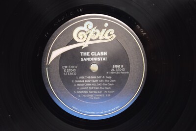 The Clash Sandinista Epic E3X37037 Sterling 3LP 1980 EX/VG+ | eBay