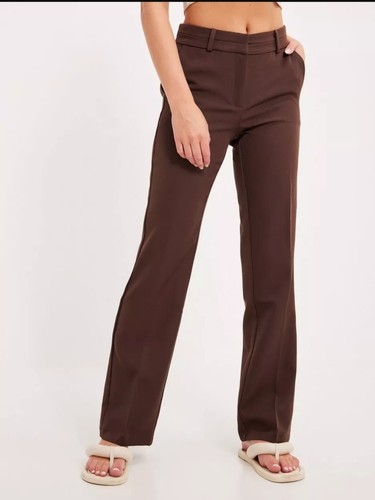 Y.A.S Yas Bluris Flared Fit Mid Waist Pants Size S - Picture 2 of 12