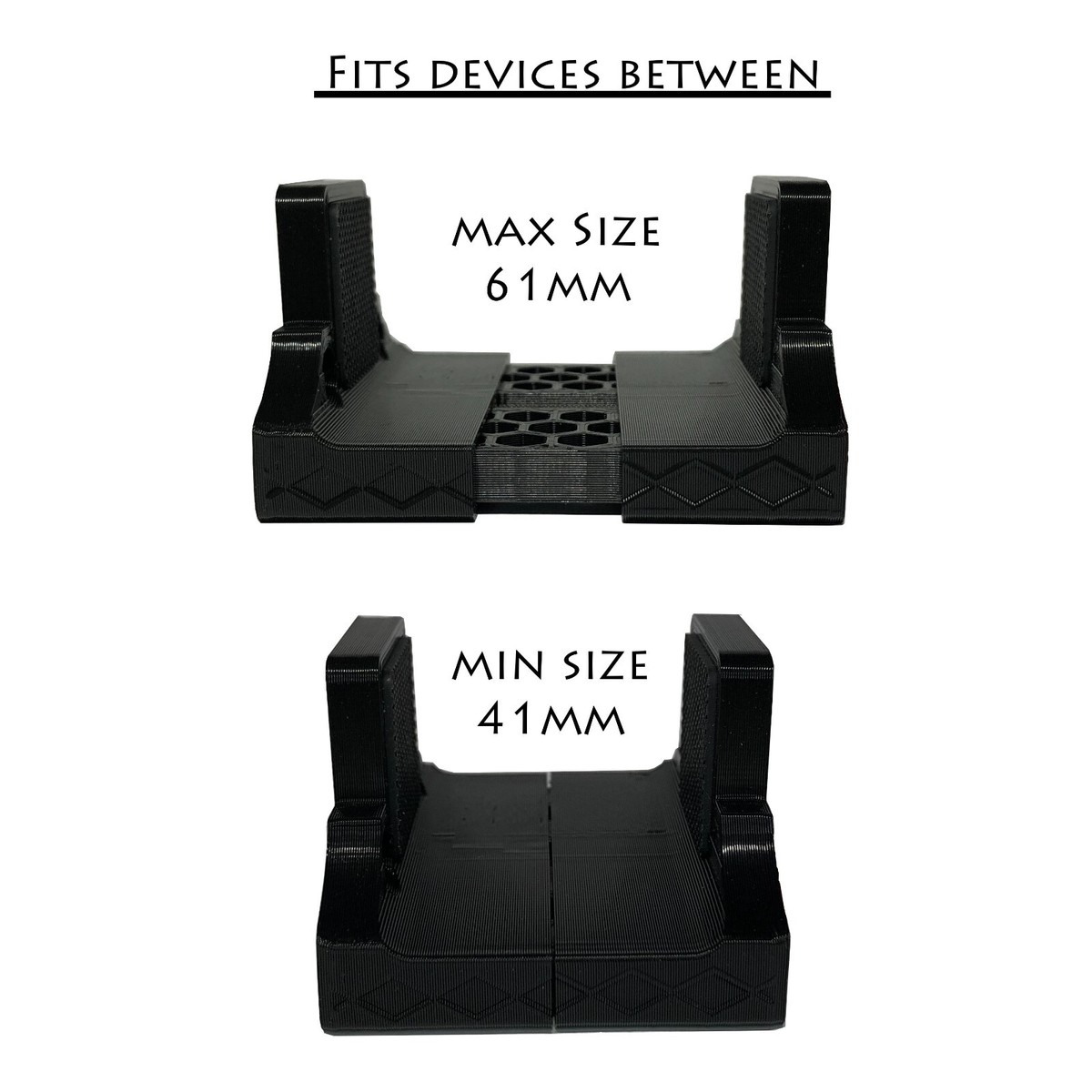 Under Desk Audio Interface Mount Bracket - Adjustable 41-61mm Clamp ...